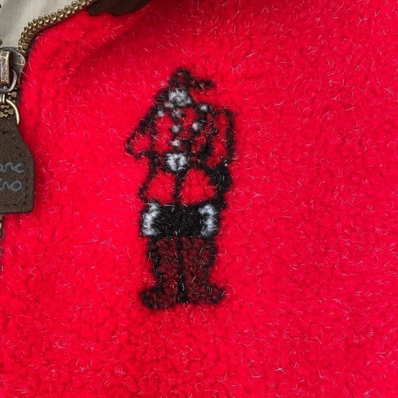 Marc Tetro Fleece Vest Canadian Mounties Vintage size S-M - Picture 3 of 10